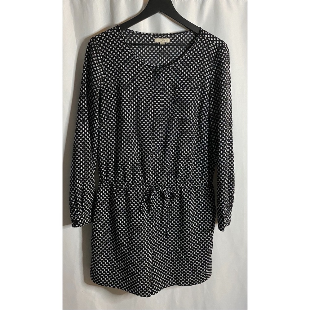 Ann Taylor Loft Black & White Romper Size 6